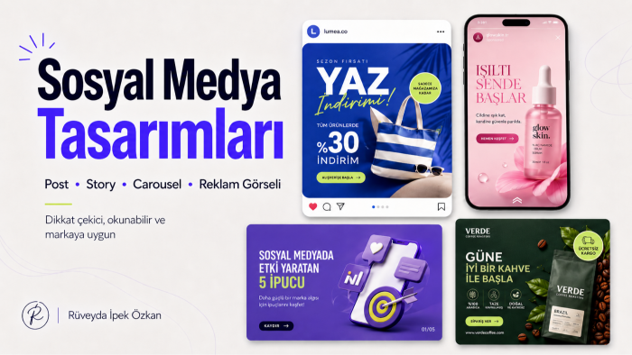 sosyal medya reklam içeriği ve post tasarımları yapabilirim