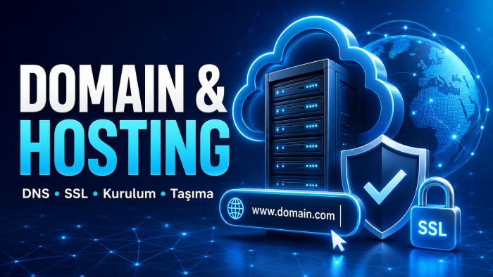 domain ve hosting kurulumunuzu yaparım