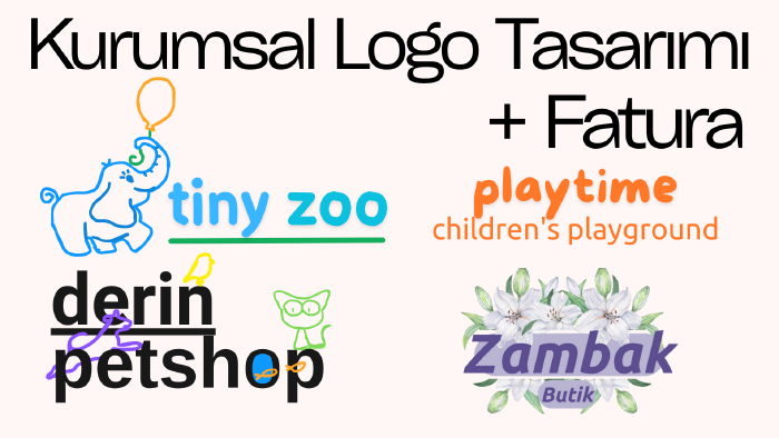 markanıza özgün wordmark veya hand-drawn logo tasarlıyorum