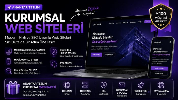 SEO uyumlu profesyonel web siteleri yapıyorum