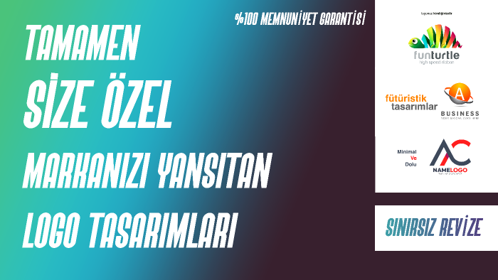 markanızın ruhunu yansıtan logolar tasarlarım