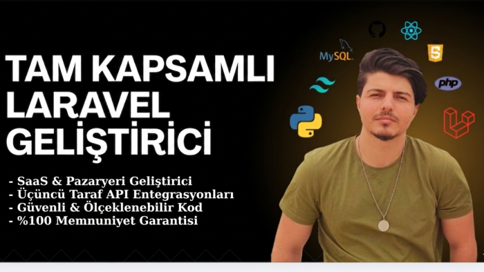 profesyonel Laravel ve full stack yazılımlar geliştiririm