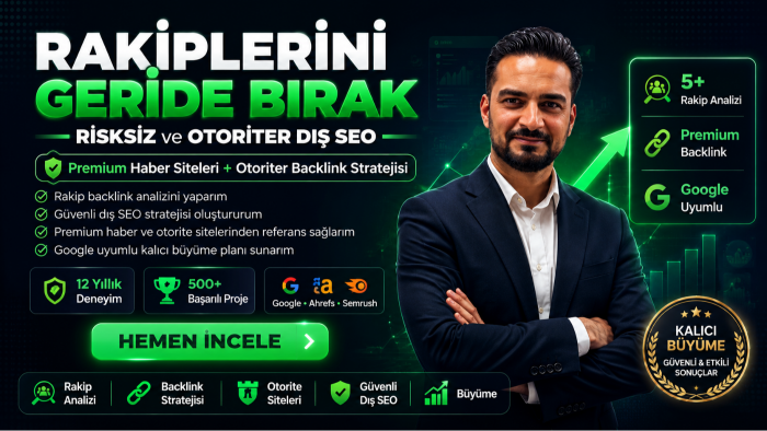 10 yıllık tecrübeyle risksiz ve otoriter dış SEO yaparım
