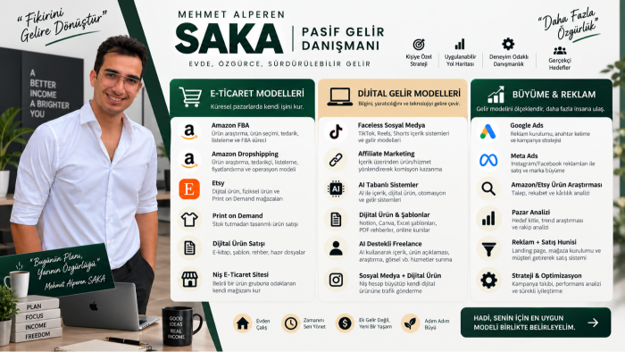 sizin kişiye özel pasif gelir danışmanınız olacağım