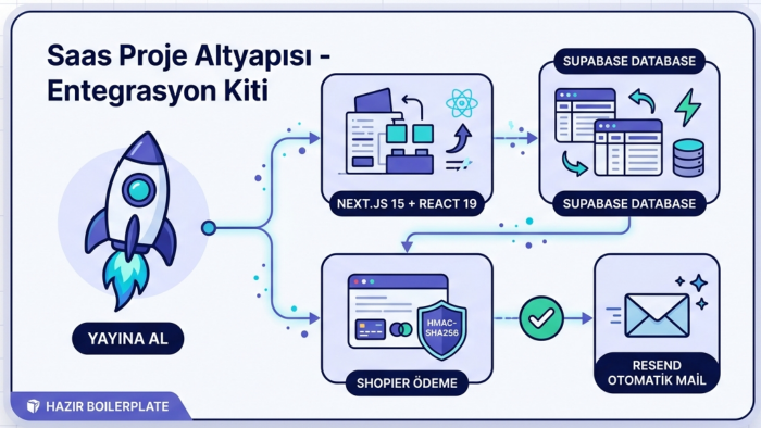 Next.js 15 + Supabase Shopier Entegrasyon yapabilirim
