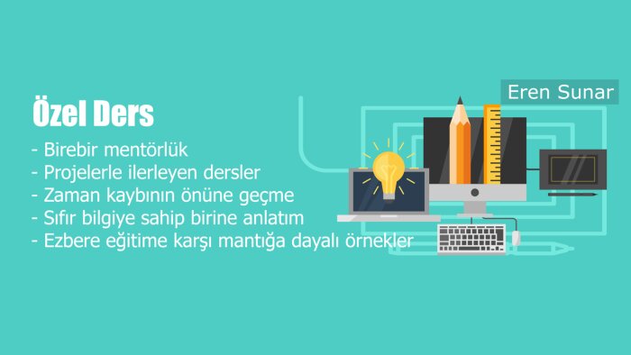 python konusunda ders veriyorum
