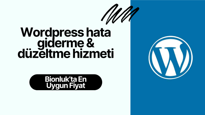 wordpress sitenizdeki hataları çözerim
