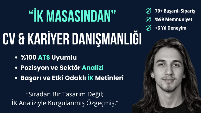 kariyerinizi öne taşıyacak profesyonel CV’leri hazırlarım