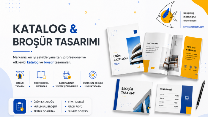 katalog hazırlamada deneyimli tasarımcıyım