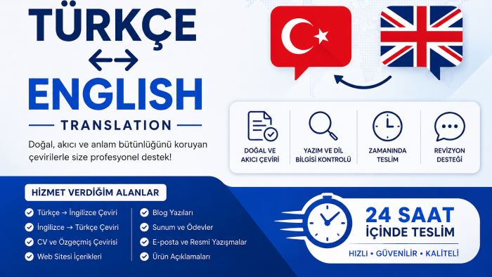 yapay zeka destekli çeviriler yaparım