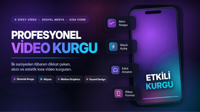 milyon görüntülenen videolarım gibi video hazırlayabilirim