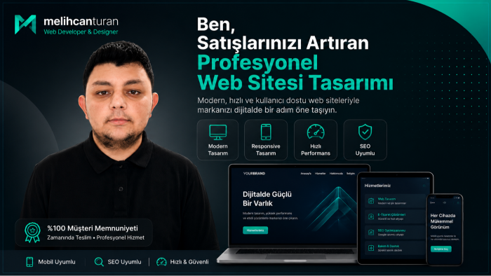 satış ve marka değerinizi artıran web siteleri geliştiririm