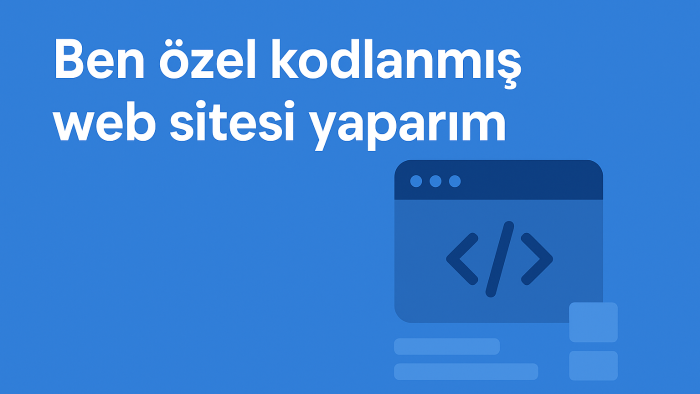 size özel modern ve mobil uyumlu web siteleri yaparım