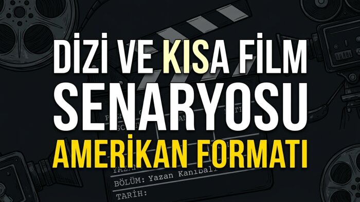 kısa film, dizi ve dijital projeler için senaryo yazarım