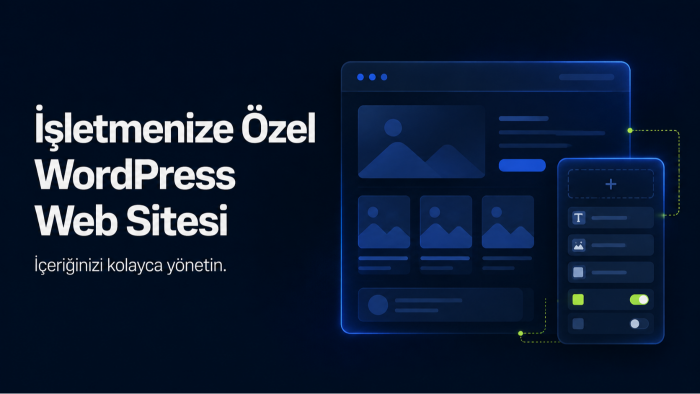 WordPress ile kolay yönetilen web sitenizi kurarım