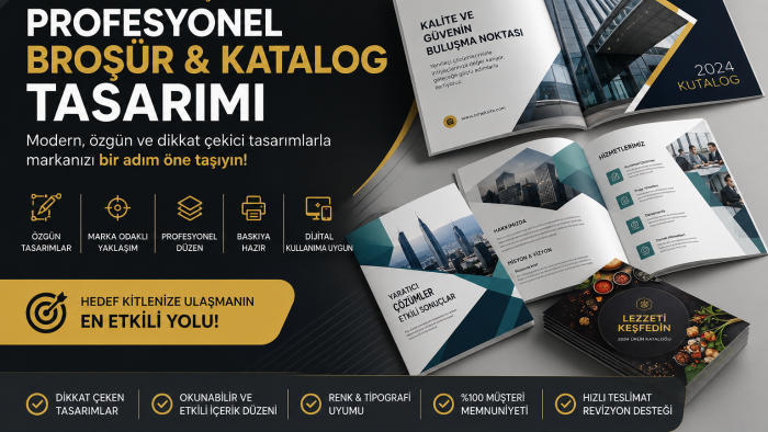 profesyonel broşür ve katalog tasarımları hazırlarım