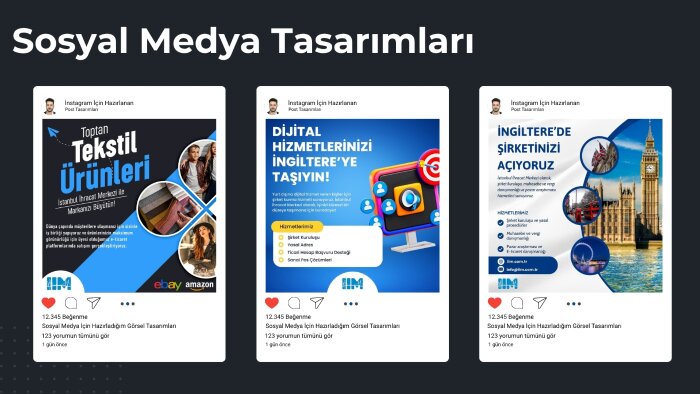 sosyal medya hesaplarınız için tasarımlar hazırlıyorum