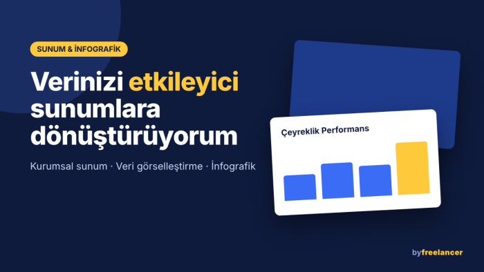akılda kalan profesyonel sunum ve infografik tasarlarım