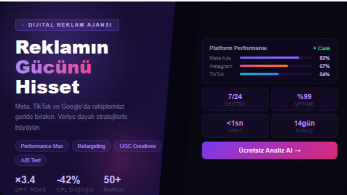 sosyal medya ve reklam hizmeti veriyorum