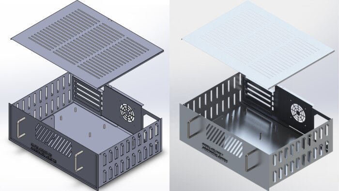 solidworks ile profesyonel sheet metal tasarımları yapıyorum