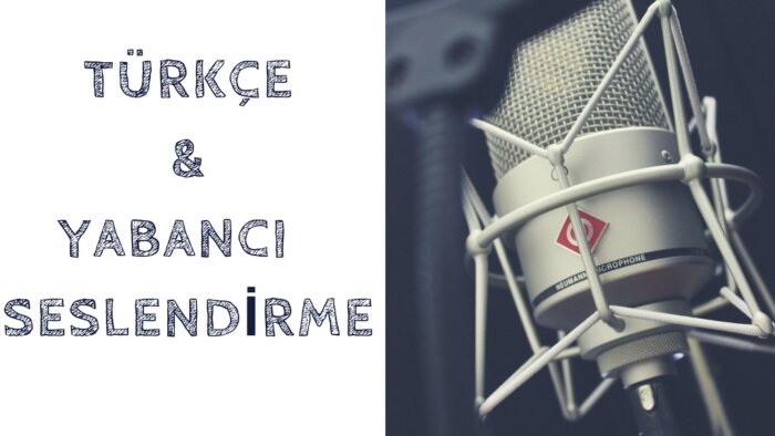 seslendirme projelerinizi yapabilirim