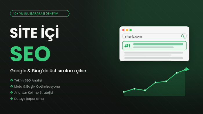 sitenizi seo ile google'da zirveye taşırım