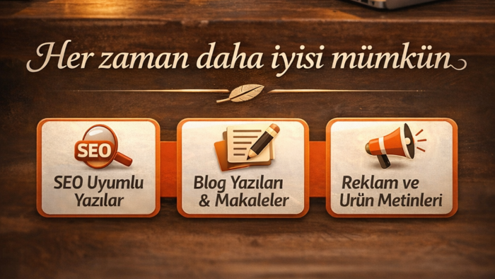 sizin için tamamen özgün seo uyumlu makale yazabilirim