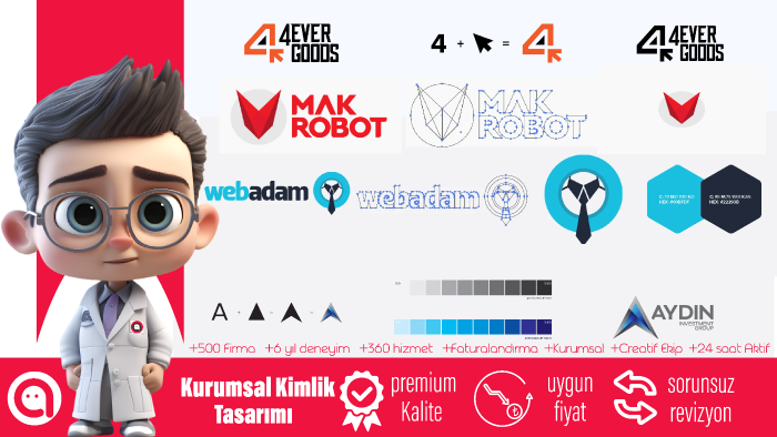 profesyonel olarak kurumsal kimlik çalışmanızı hazırlarım