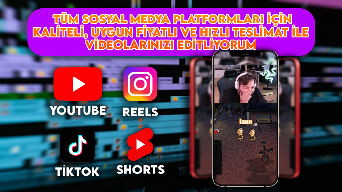 yayınlarınızdaki anları reels ve shorts kesiti yapabilirim