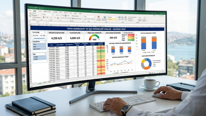 profesyonel ve canlı yürütülen Ms Excel çalışmaları yaparım