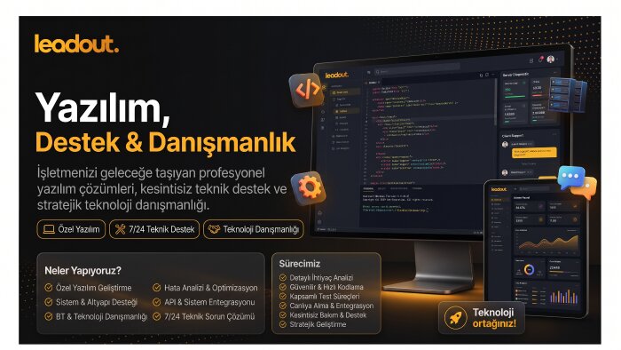 profesyonel yazılım destek ve danışmanlığı yaparım