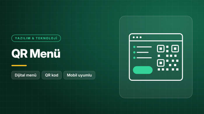 restoranınız için QR kodlu dijital menü hazırlarım