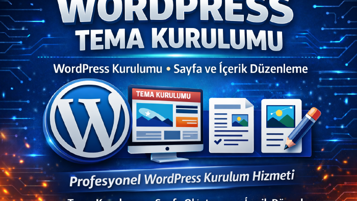 wordpress tema kurulumu ve ürün girişi yapabilirim