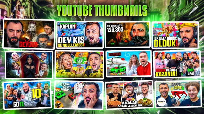 YouTube video kapağı yapabilirim