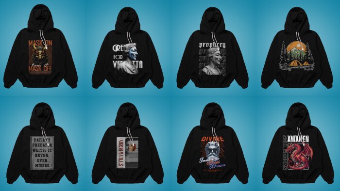 sizin için swearshirt veya hoodie tasarımı yapabilirim