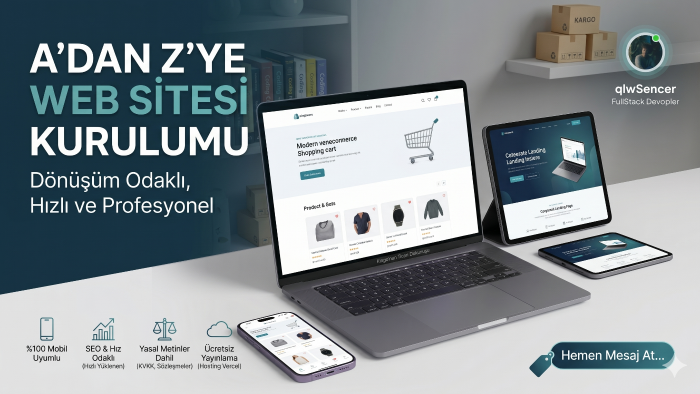 işletmenize özel profesyonel web sitesi kurarım