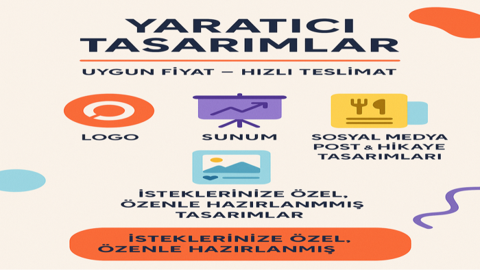 sizin için etkileyici tasarımlar hazırlıyorum