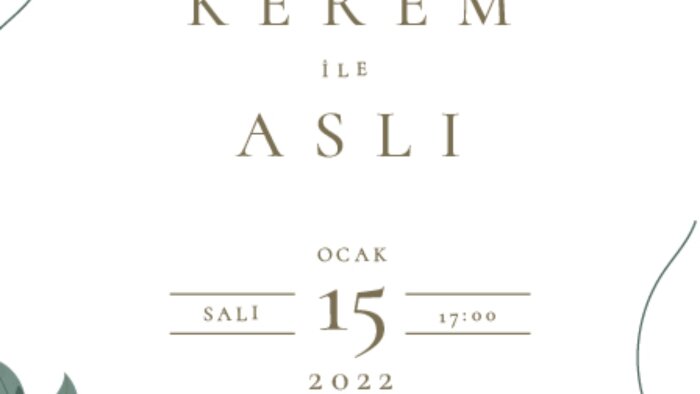 davetiyelerinizi tasarlayabilirim