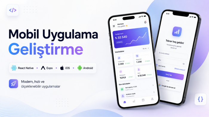 iOS ve Android için mobil uygulama geliştiririm