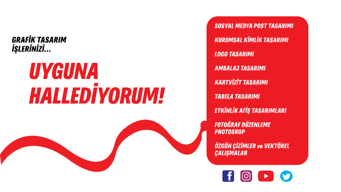 grafik tasarım işlerinizi yaparım