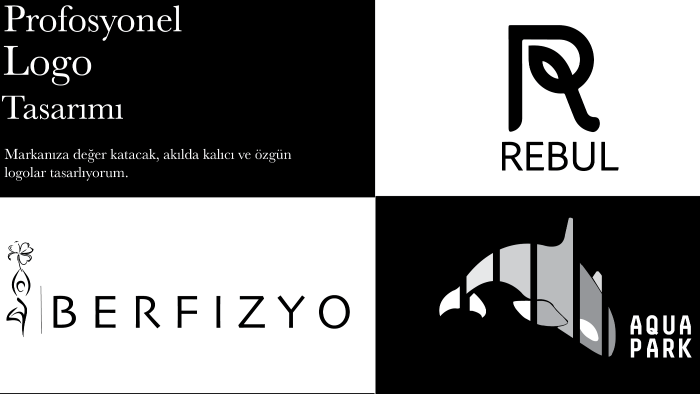 sizin için markanıza ruh katacak özgün bir logo yapabilirim