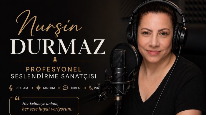 seslendirme yapıyorum