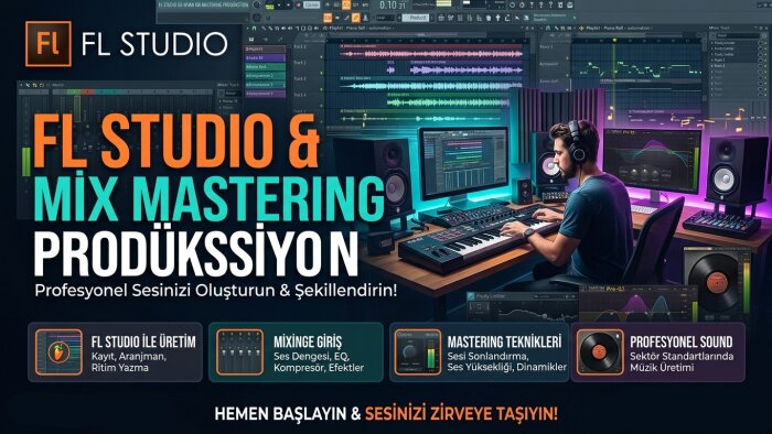şarkılarınız için "Mix Mastering" yapabilirim