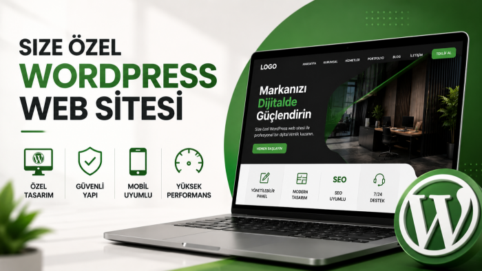 sizin için Wordpress kurumsal site yapabilirim