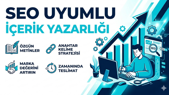  SEO uyumlu içerikler üretirim