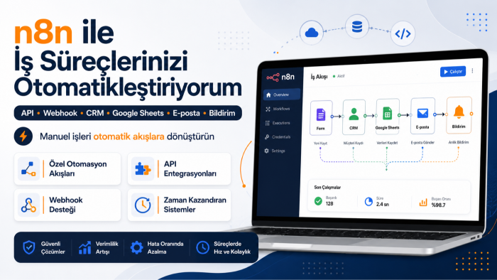 n8n ile iş süreçlerinizi otomatikleştiririm