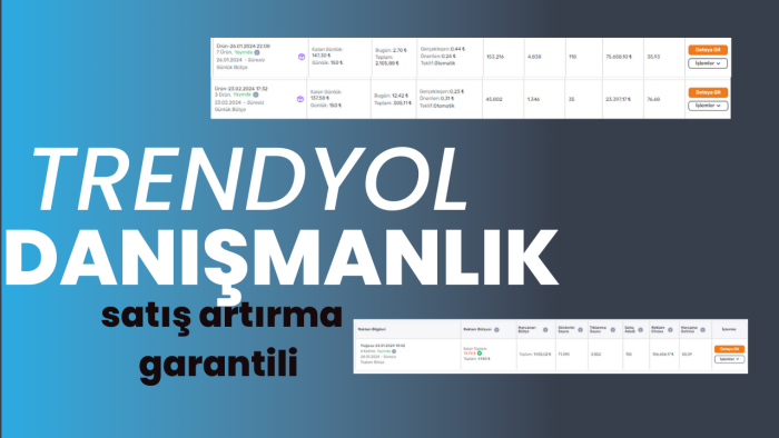 trendyol yöneticiliği yapıyorum