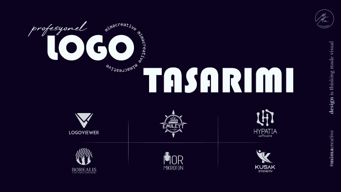 profesyonel, modern ve kreatif logo tasarlarım