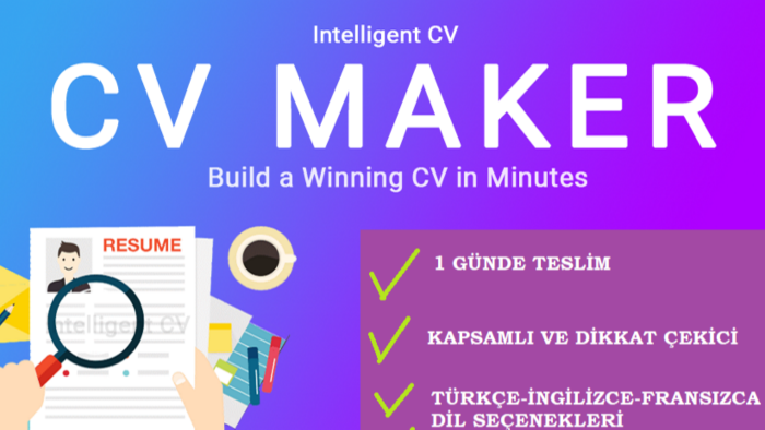 tr/fr/ing dillerinde kapsamlı ve sizi öne çıkaran cv yazarım