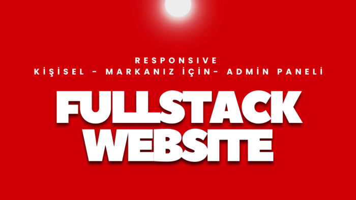 Laravel ile Fullstack websiteler geliştiriyorum